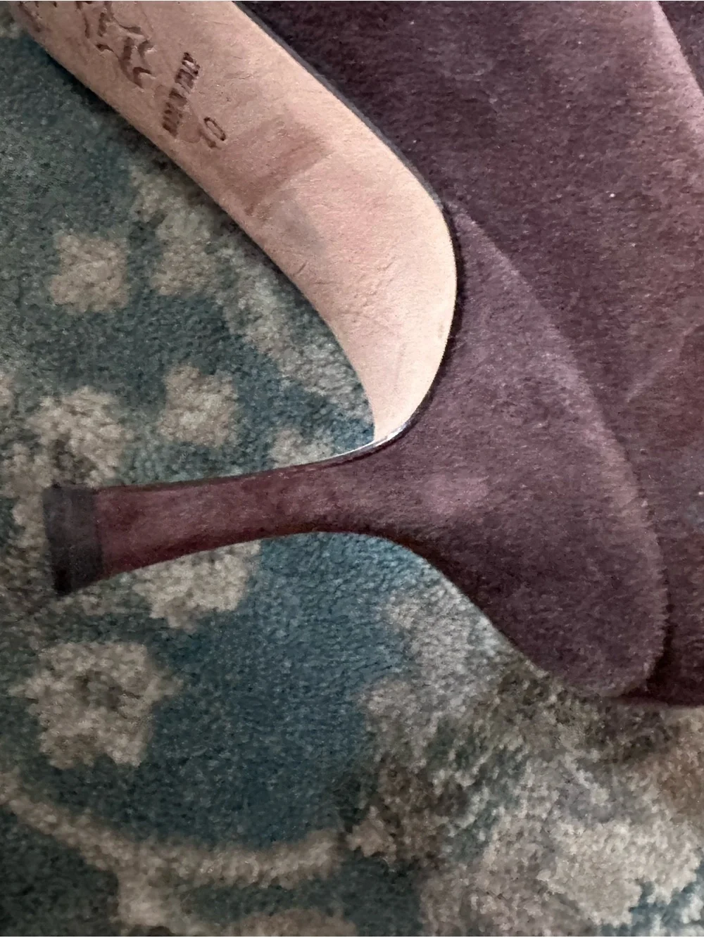 Jimmy Choo Dark Brown Suede Knee-High Pointed-Toe Boots